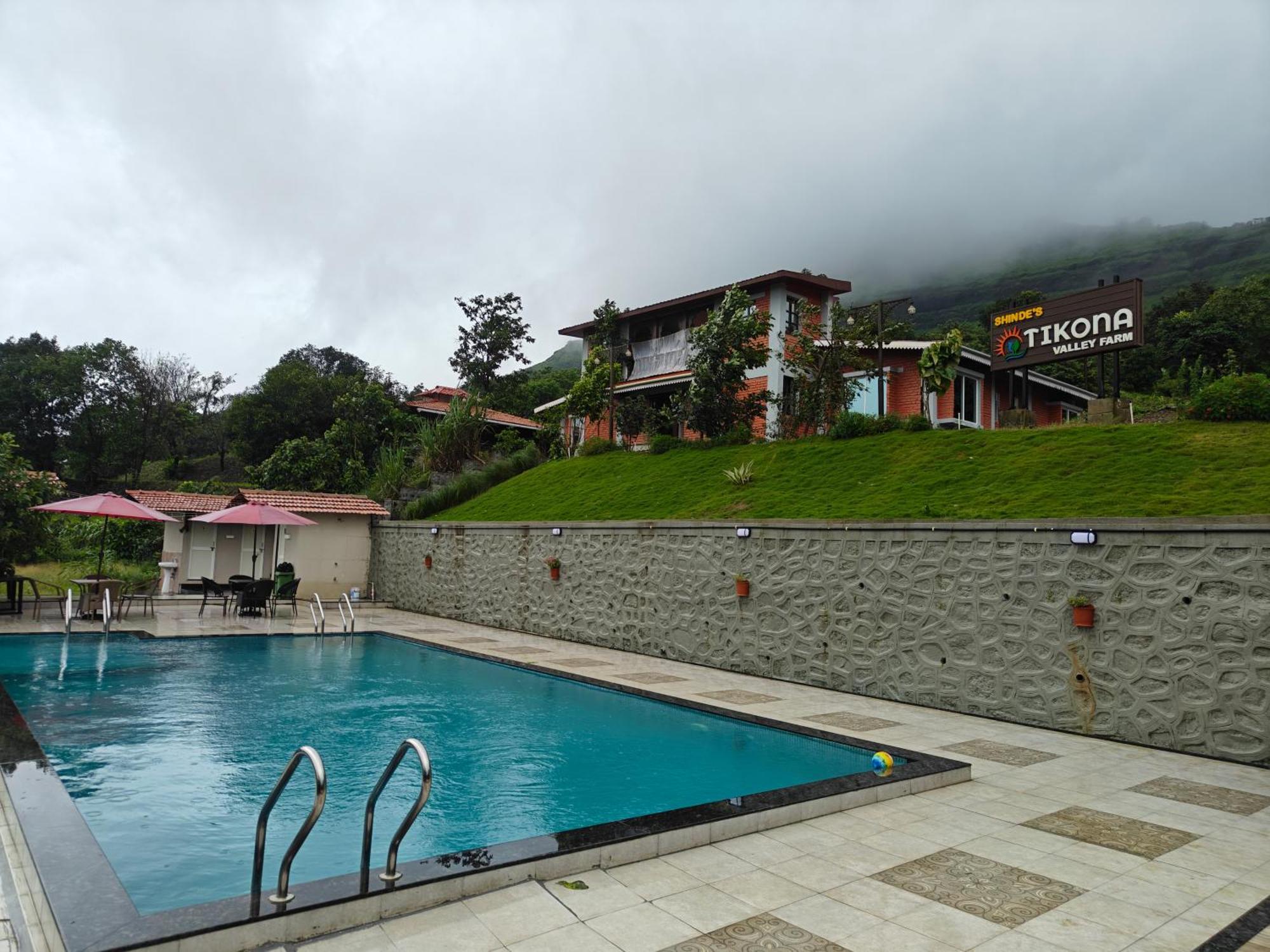 Willa Shinde'S Tikona Valley Farm Pune Zewnętrze zdjęcie