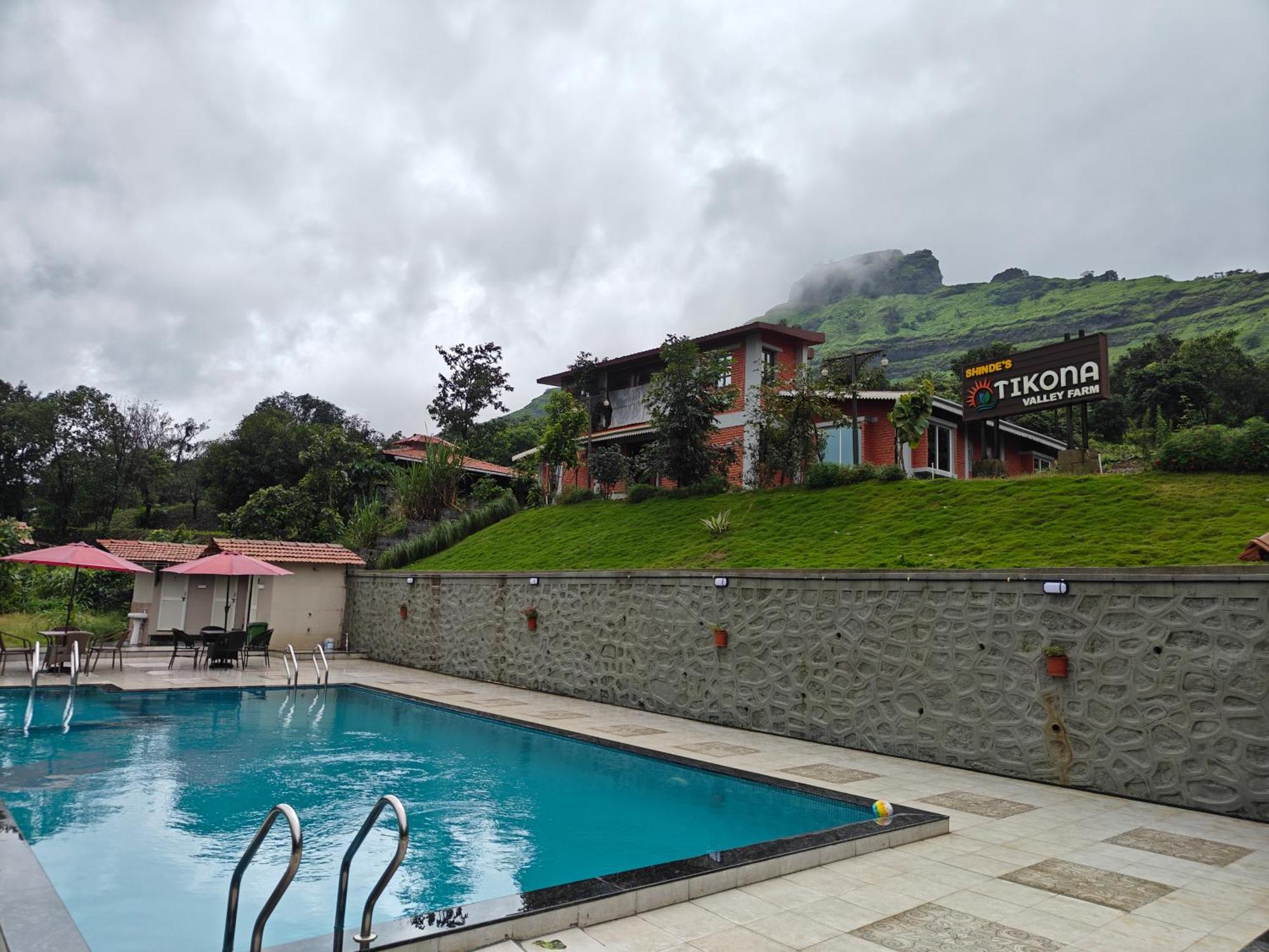 Willa Shinde'S Tikona Valley Farm Pune Zewnętrze zdjęcie